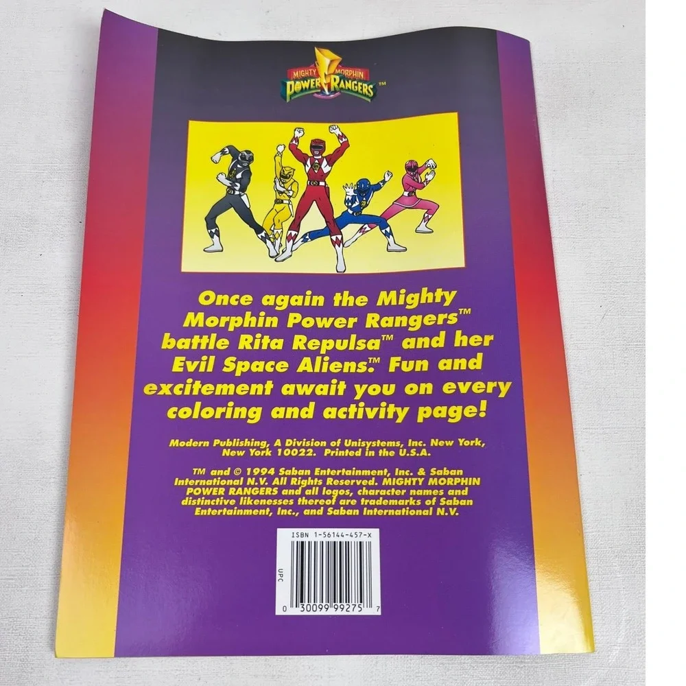 Mighty Morphin Power Rangers Coloring Activity Book‎ Mazes Dot-To-Dots